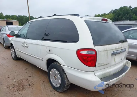 2001 Chrysler Town & Country Lx z USA, uszkodzony, nr VIN 2C4GP44361R380538